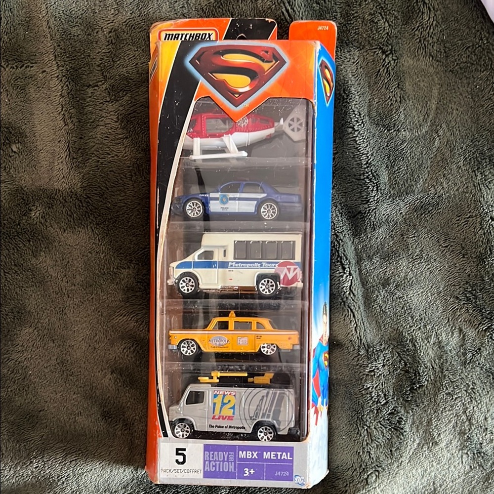 Match Superman 5-Pack Die-Cast Cars - Multicolor
